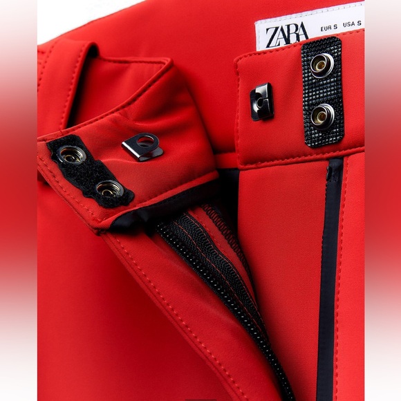 ZARA WINDPROOF AND WATERPROOF RECCO® TECHNOLOGY FLARED PANTS SKI COLLECTION - Picture 6 of 16